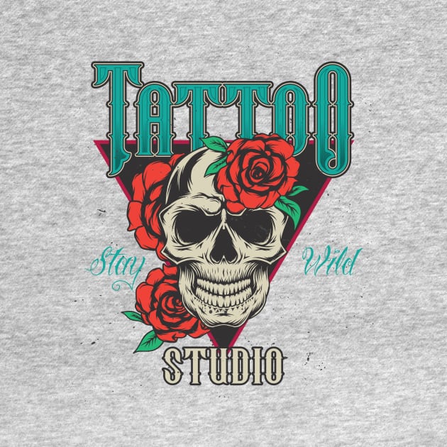 Tattoo Studio Stay Wild Cool Design by Hariolf´s Mega Store